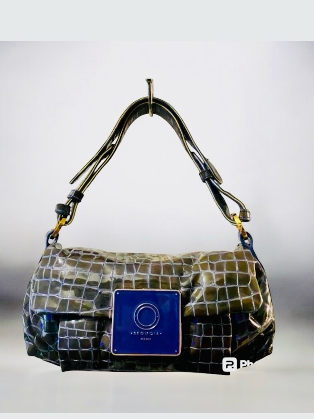 Sequoia Paris Crocodile Mole Shoulder Bag
